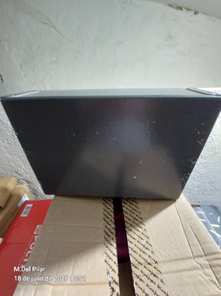 Organizador de escritorio cartón duro gris