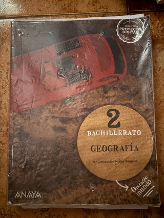 Geografía 2o Bachillerato Anaya