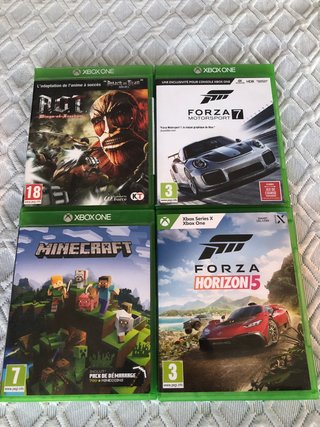 Pacchetto 4 Giochi Xbox One: Forza, Minecraft, AOT