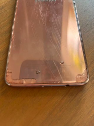 Móvil Samsung Dorado/Rosa