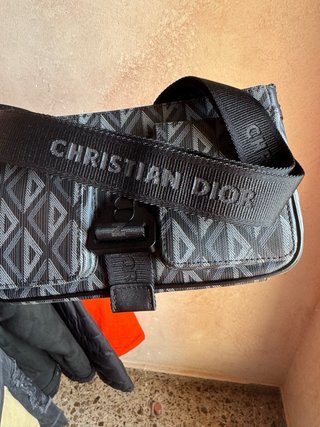 Bandolera Christian Dior Nero e Grigio