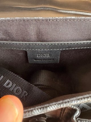 Bandolera Christian Dior Nero e Grigio