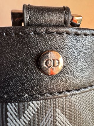Bandolera Christian Dior Nero e Grigio