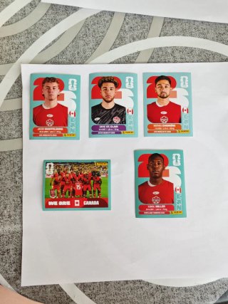 Cromos Panini Mundial 2026 Canadá