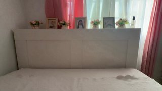 Cabecero BRIMNES 160cm blanco con almacenaje
