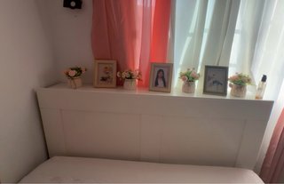 Cabecero BRIMNES 160cm blanco con almacenaje