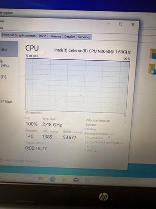 HP blanco portátil