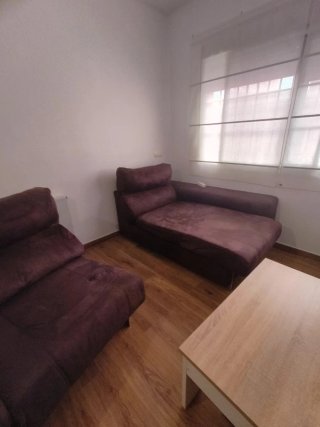 Sofá Chaiselongue Marrón Tela