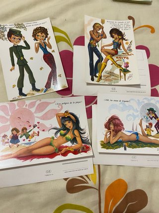Lote 32 postales CYZ vintage – ilustraciones infan
