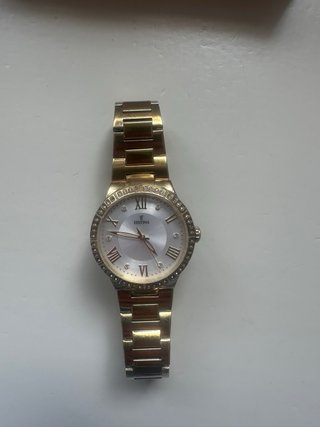 Reloj Festina Mujer Dorado y Plateado Caja Origina