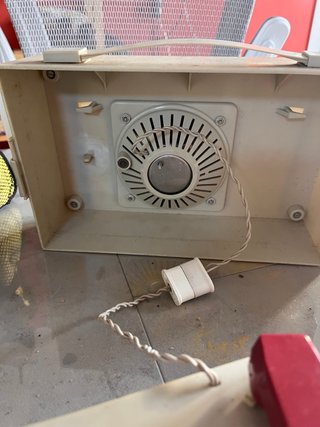 Tocadiscos Philips Rojo/Blanco (No funciona)