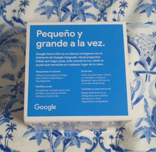Google Home Mini PRECINTADO Inteligente NEGOCIABLE