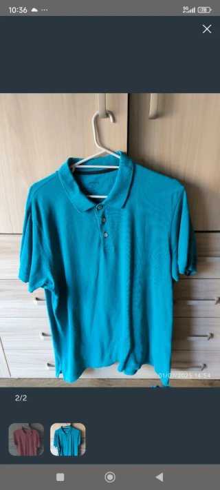 Lote 4 camisetas polo hombre talla L