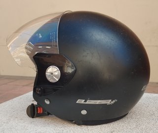 Casco Moto LS2 Midway Negro Mate