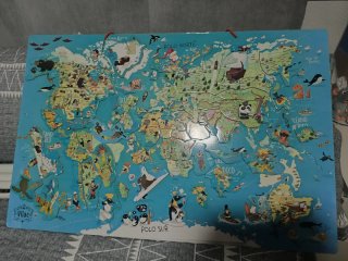 Mapa magnético infantil
