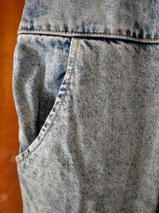 Mono vaquero desgastado oversize