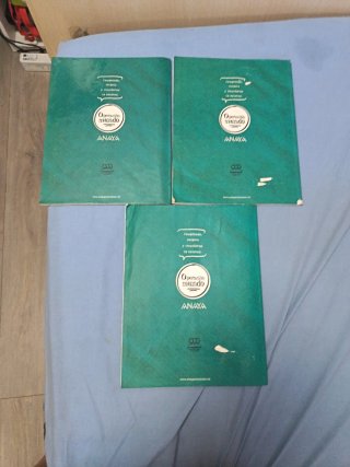 3 libros lengua y literatura 2 Eso .Operación mund