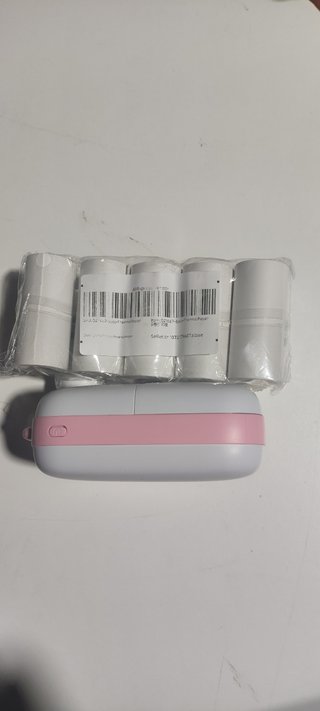 Impresora Térmica Portátil Rosa y Blanca  Kawaii