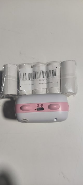 Impresora Térmica Portátil Rosa y Blanca  Kawaii