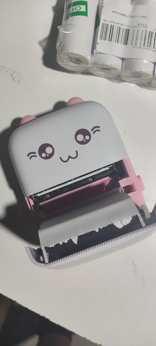 Impresora Térmica Portátil Rosa y Blanca  Kawaii
