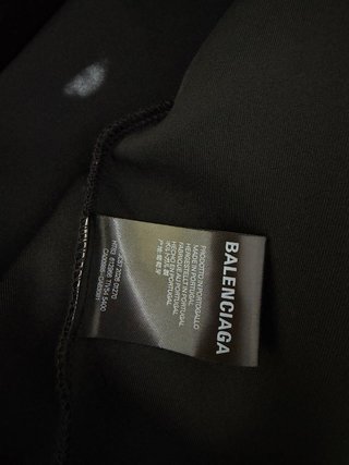 Balenciaga Sudadera Graffiti Cremallera Negra