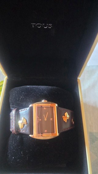 Reloj Tous Cuero Baño Oro