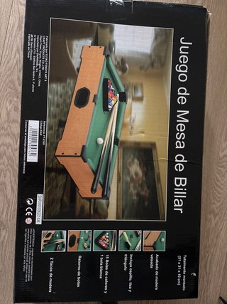 Juego de Mesa de Billar Infantil