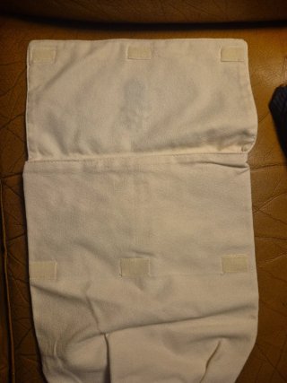Bolsa de  algodón para pañales