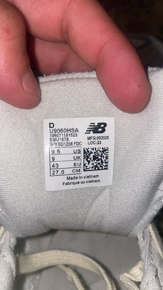 Scarpe New Balance 9060 Grigio Bianco