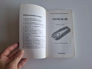 Libro Ovni 54 40. Elige tu propia aventura.