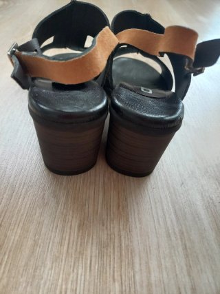 Sandalias ante y piel Talla 36