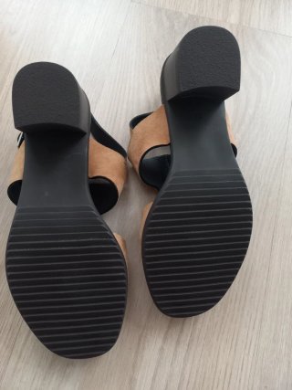 Sandalias ante y piel Talla 36