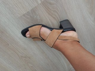 Sandalias ante y piel Talla 36