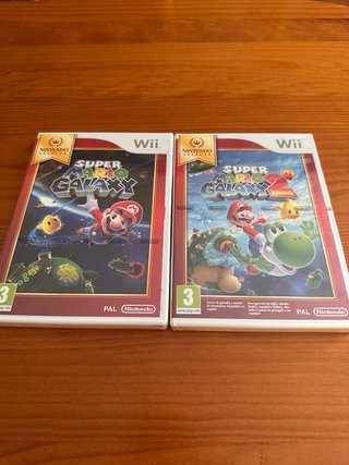 Super Mario Galaxy 1 y 2 Wii Precintados