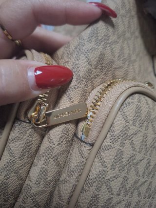 Mochila Michael Kors Beige Nueva