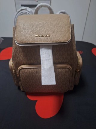 Mochila Michael Kors Beige Nueva