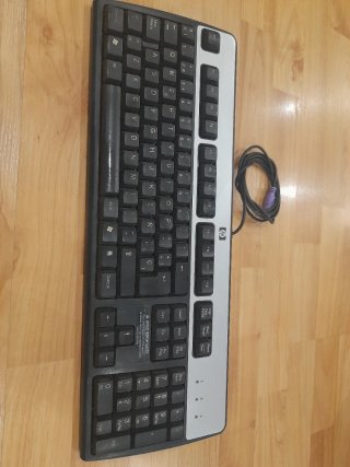 Teclado HP Gris y Negro