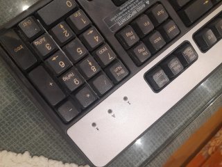 Teclado HP Gris y Negro