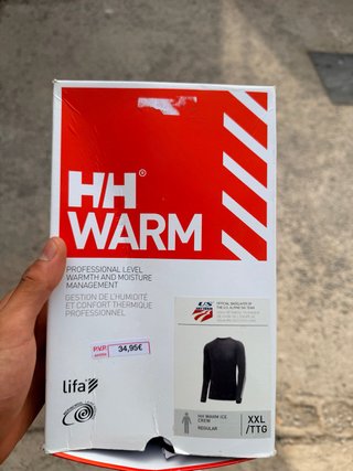 Camiseta Térmica HH Warm Ice Crew XXL