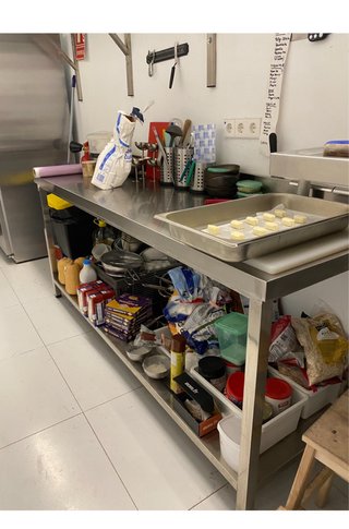 Mesa de trabajo acero inoxidable