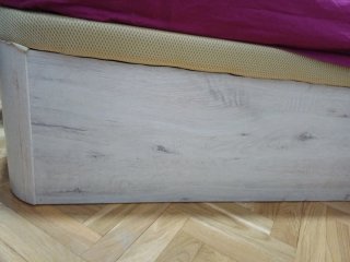 Canapé abatible de matrimonio 135cm madera y tela.