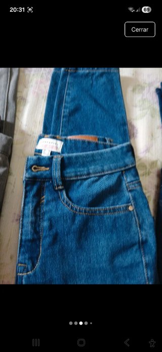 Lote 3 Pantalones Vaqueros Cortefiel Talla S