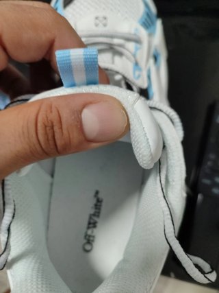 Zapatillas Off-White Azul y Blanco