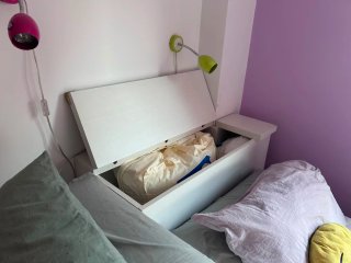 Dormitorio Juvenil Modular L + 2 Colchones