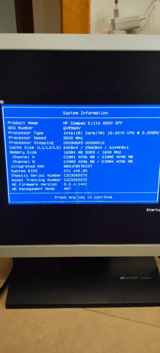 HP Compaq Elite 8300 SFF + Licencia Windows 10 PRO