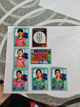 Cromos Panini Mundial 2026 Corea del Sur