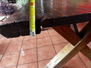 Mesa de madera maciza para 8 personas
