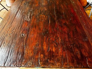 Mesa de madera maciza para 8 personas