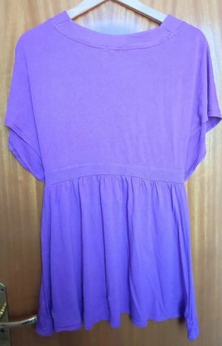 Túnica caftán morada Green Coast Talla L