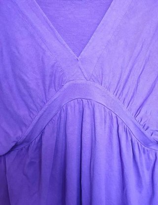 Túnica caftán morada Green Coast Talla L